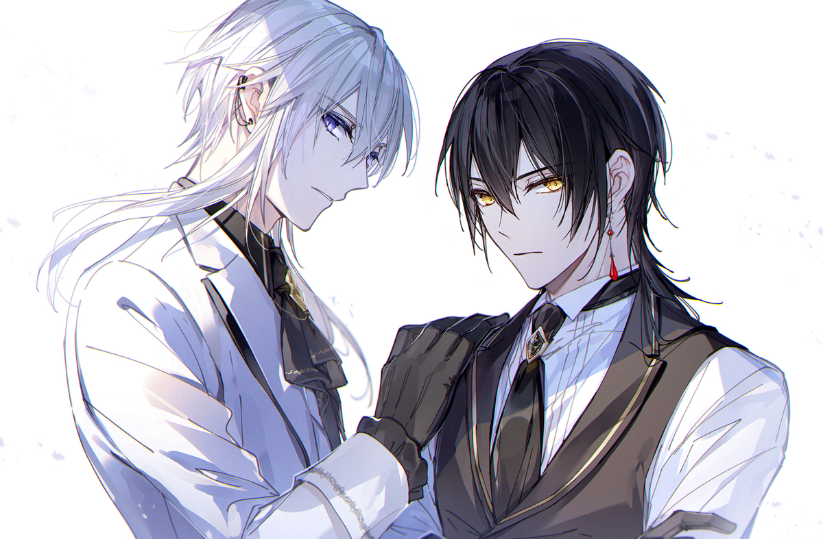 This is a pixiv picture whose title is ルカとファウスト.