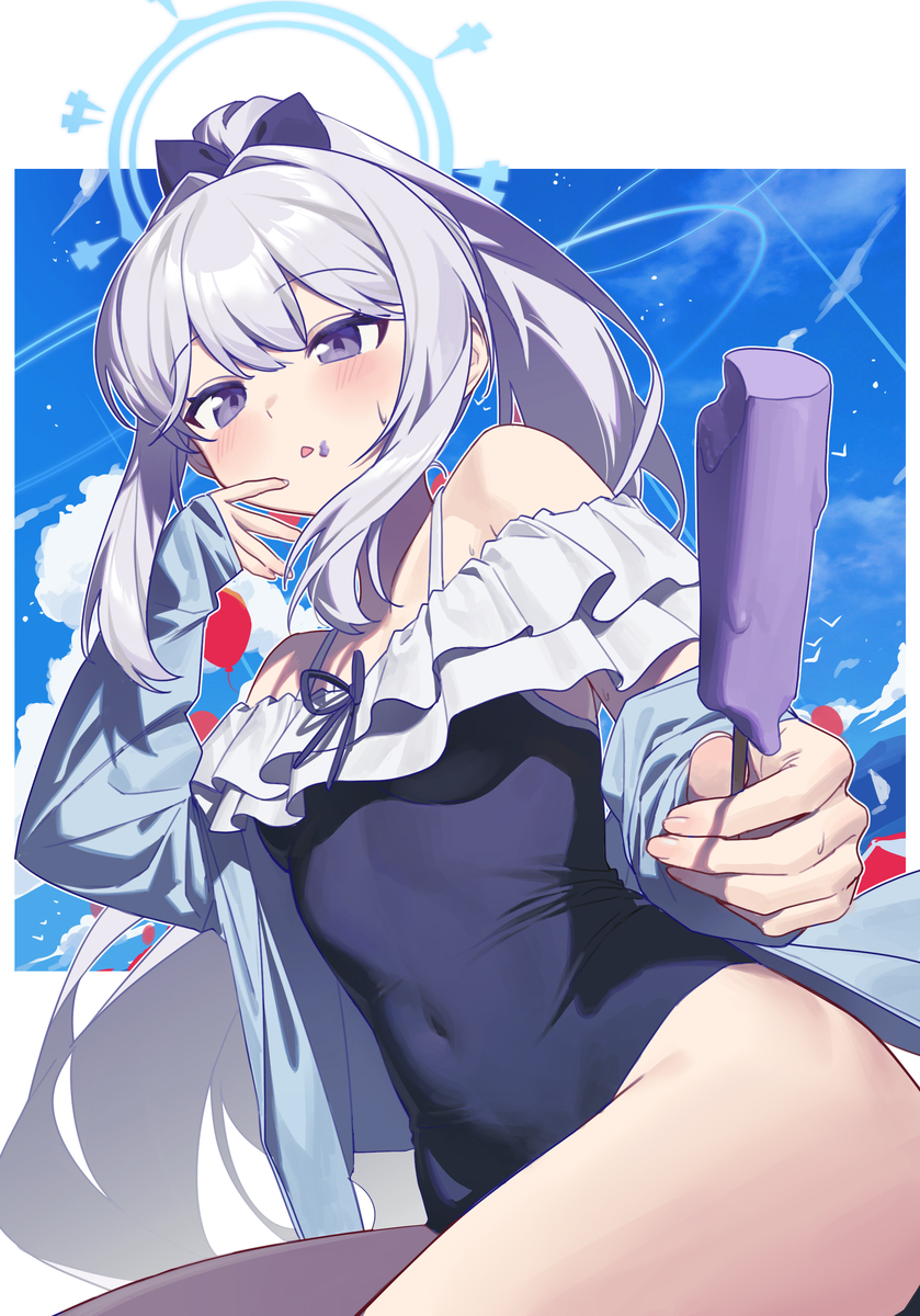 This is a pixiv picture whose title is 夏.