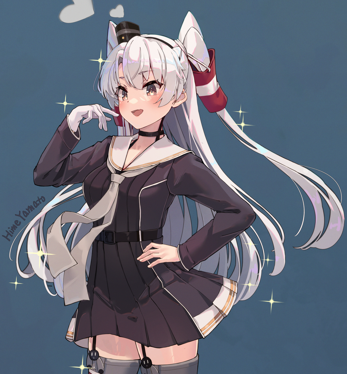 This is a pixiv picture whose title is 天津風改二.