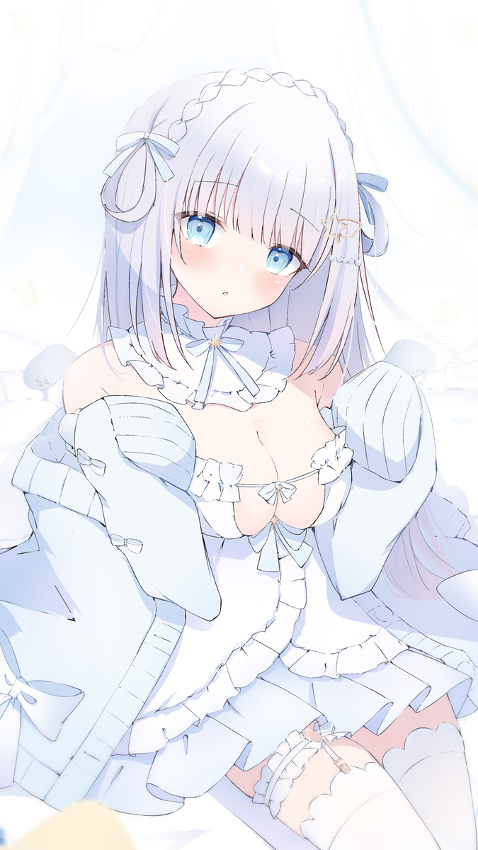 This is a pixiv picture whose title is 白羽ねむちゃん.