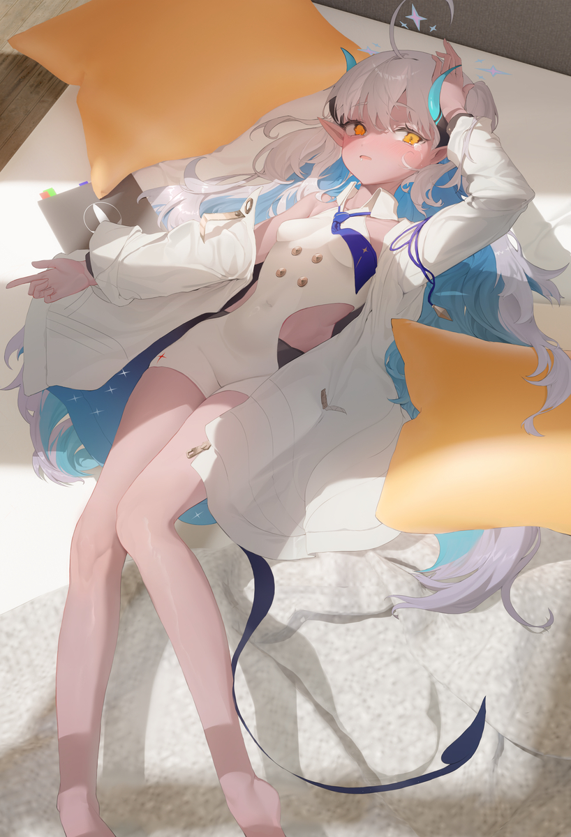 This is a pixiv picture whose title is study.