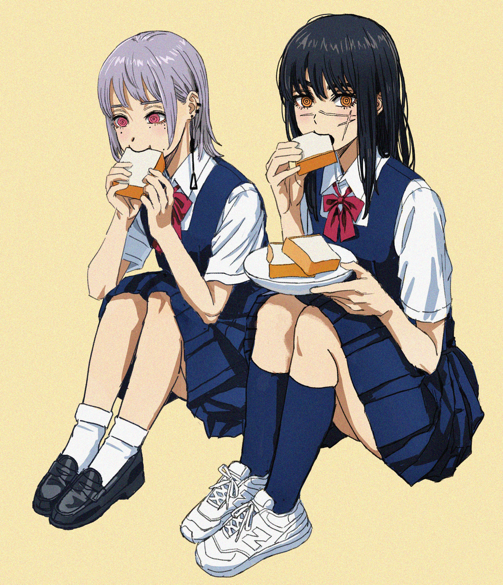 This is a pixiv picture whose title is bread 🍞.