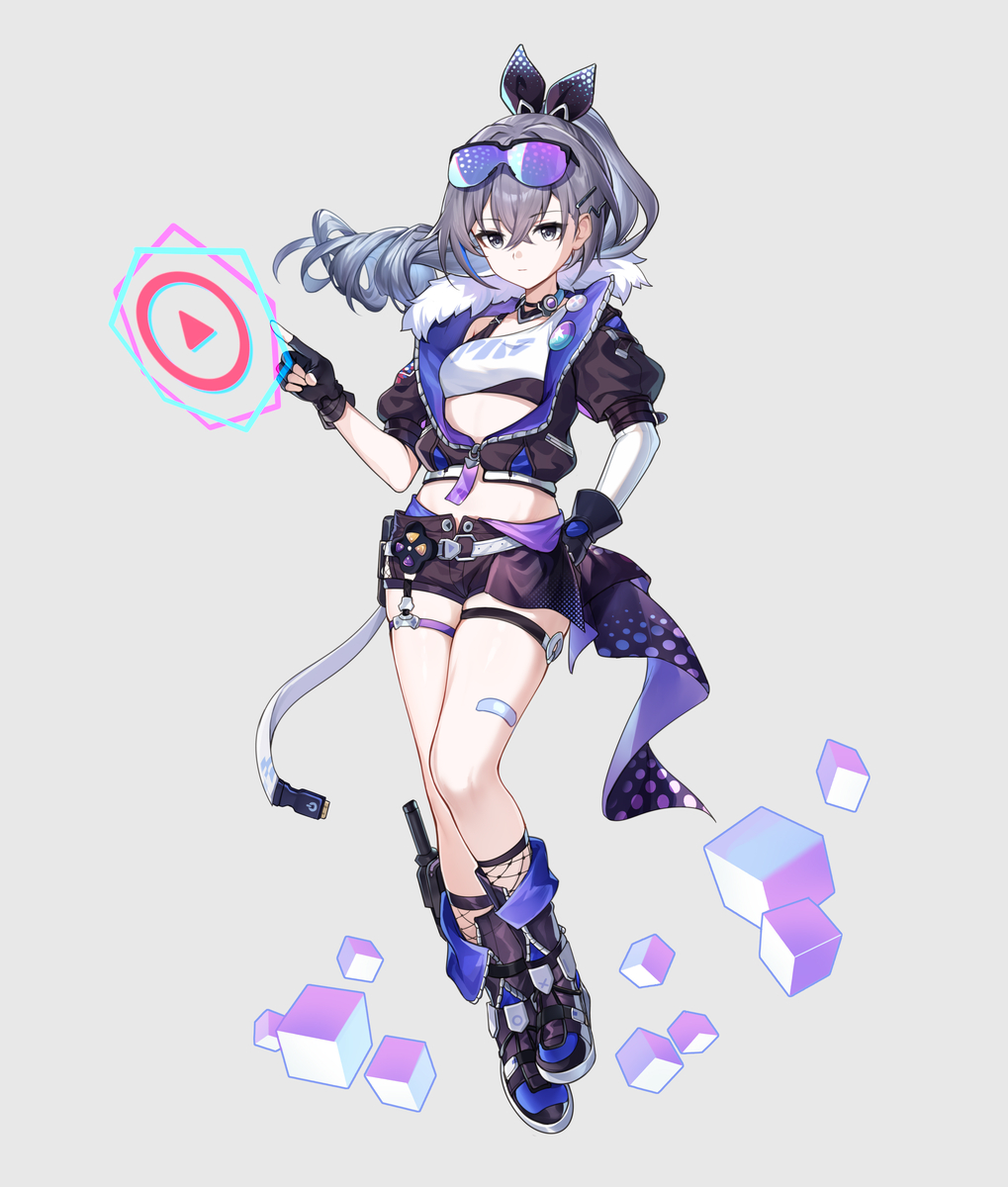 This is a pixiv picture whose title is 银狼.