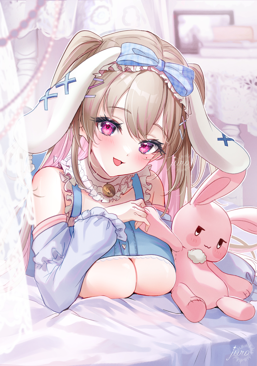 This is a pixiv picture whose title is 🐰.