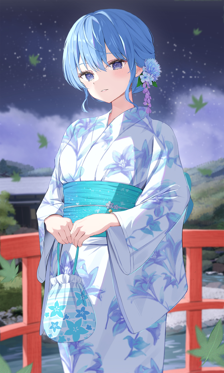 This is a pixiv picture whose title is 星街すいせい.