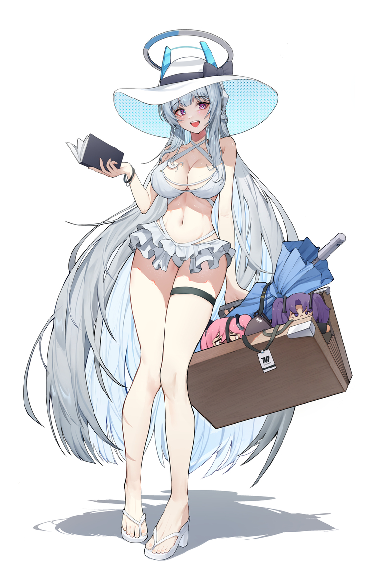 This is a pixiv picture whose title is bikini Noa.