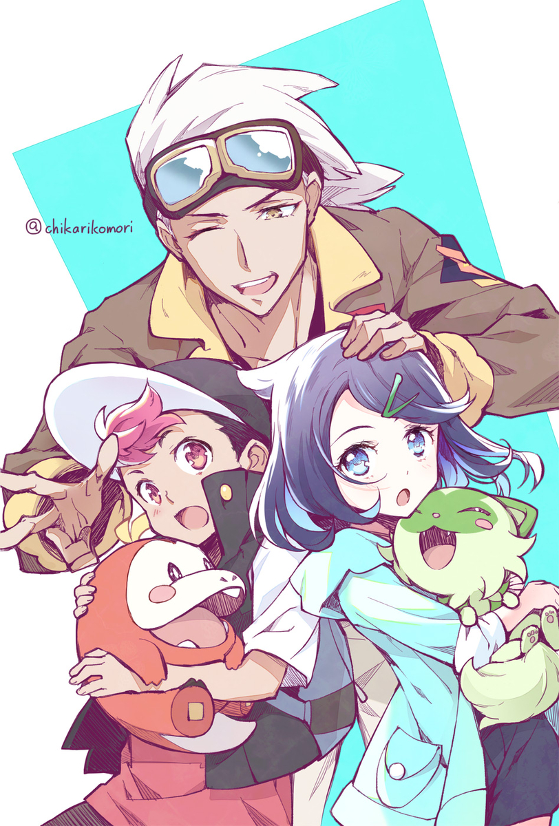 This is a pixiv picture whose title is アニポケ落書き.