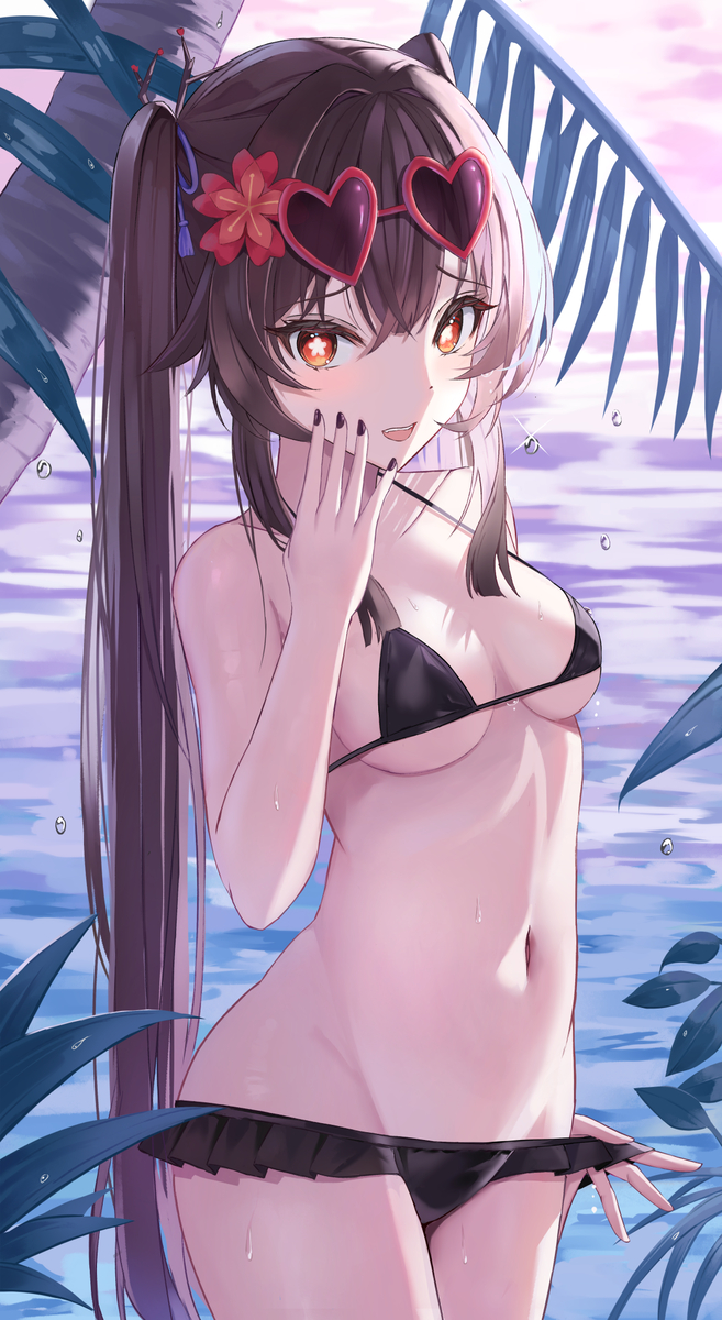 This is a pixiv picture whose title is 胡桃.