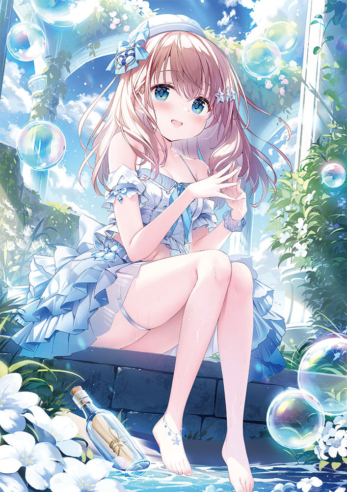 This is a pixiv picture whose title is AQUAMARINE💎.