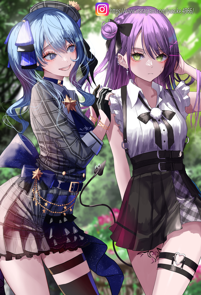 This is a pixiv picture whose title is instagram.
