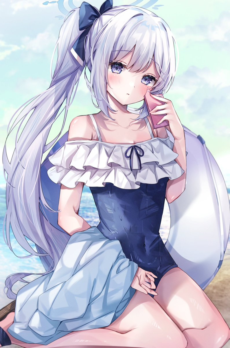 This is a pixiv picture whose title is 水着ミヤコ.
