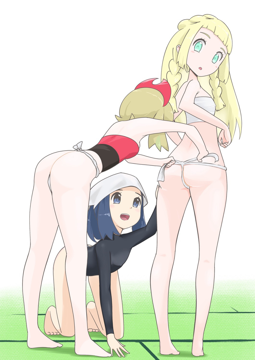 This is a pixiv picture whose title is 23−127 ふんどしを教わる.