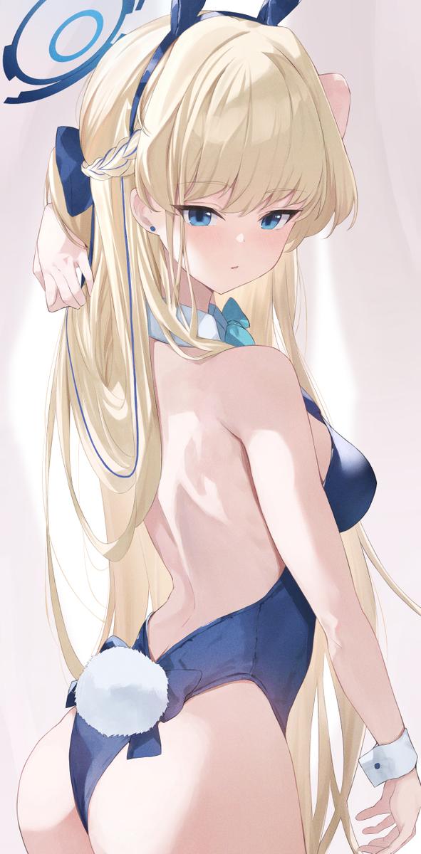 This is a pixiv picture whose title is ブルアカ　バニートキ.