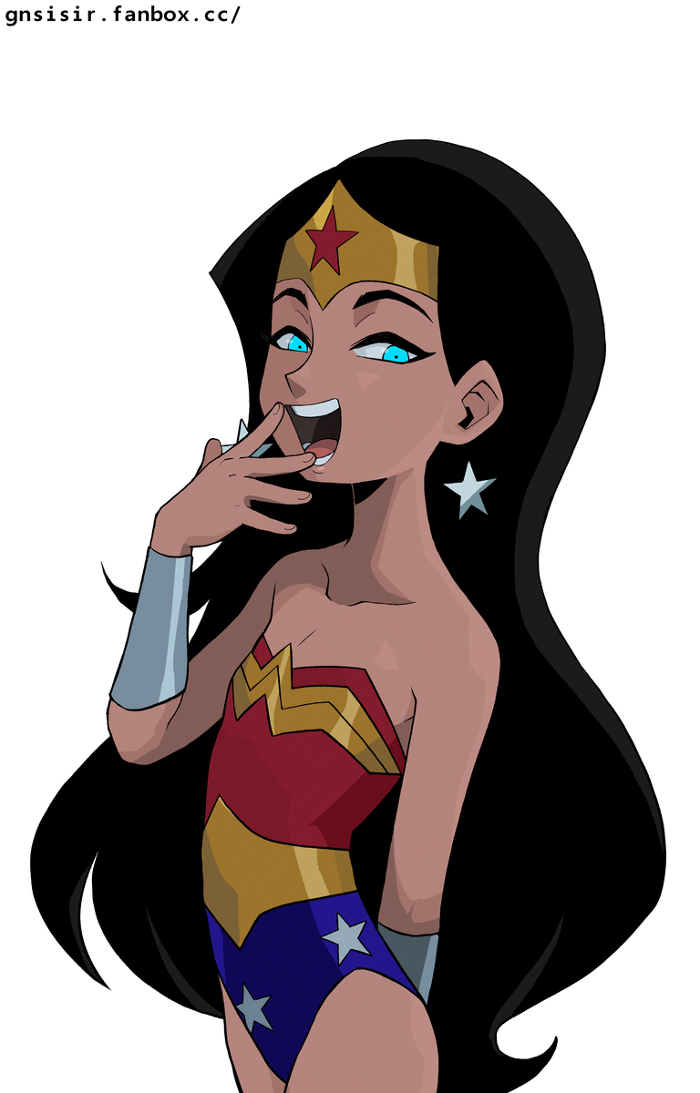 This is a pixiv picture whose title is Wonder Woman.