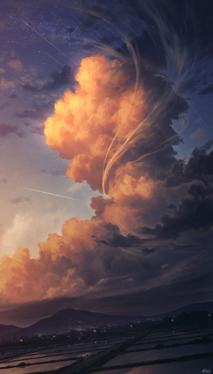 This is a pixiv picture whose title is 『おかえり』.