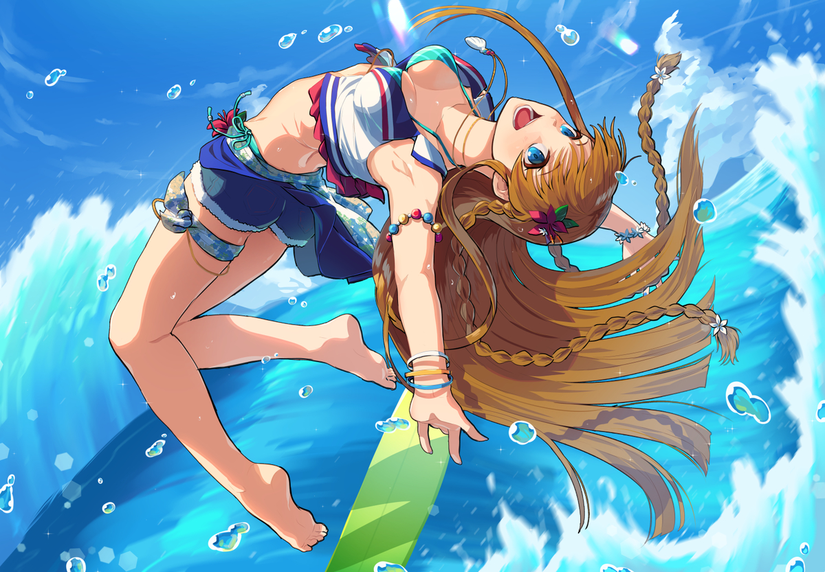 This is a pixiv picture whose title is 海の日.