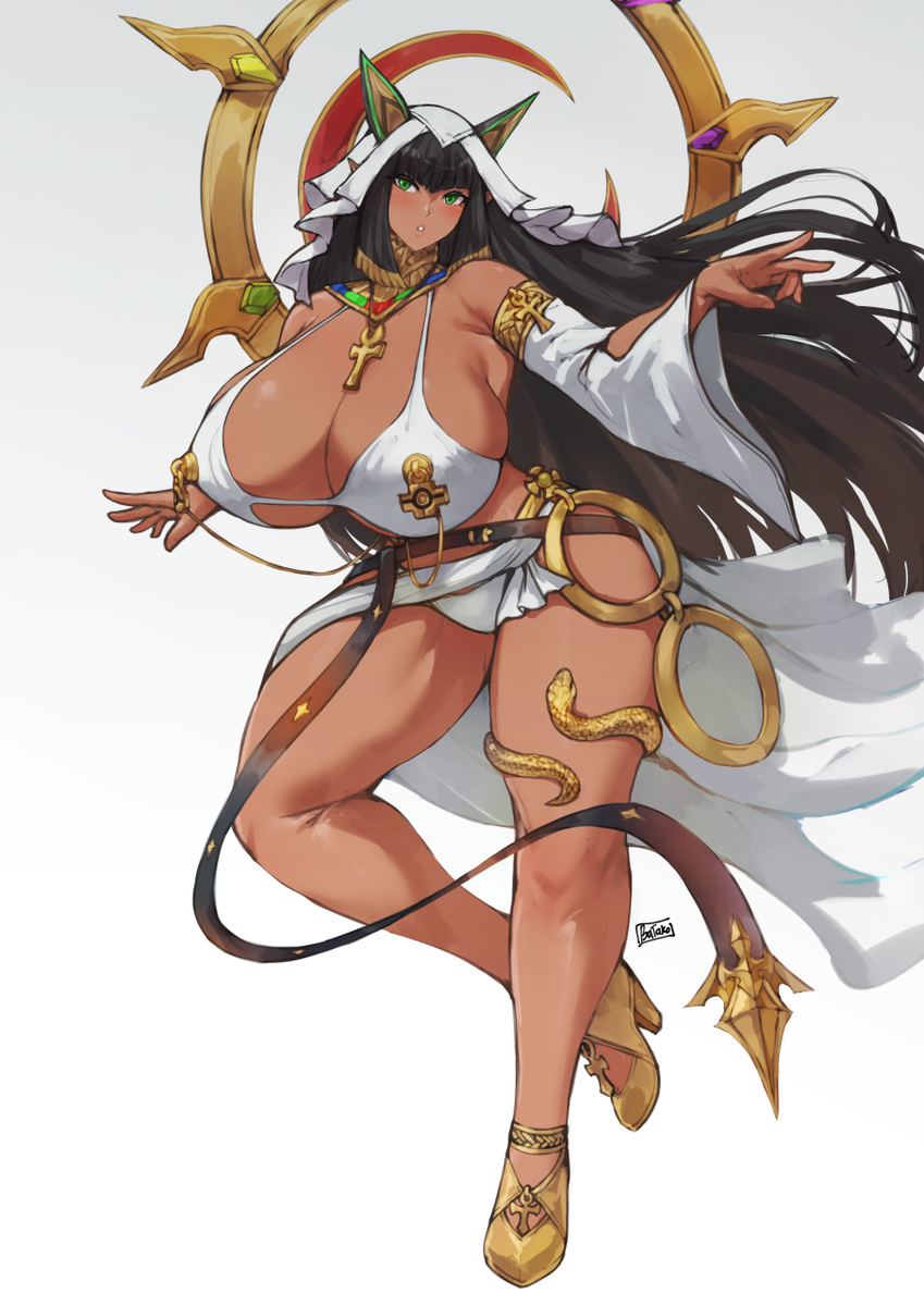 This is a pixiv picture whose title is Sekhmet.