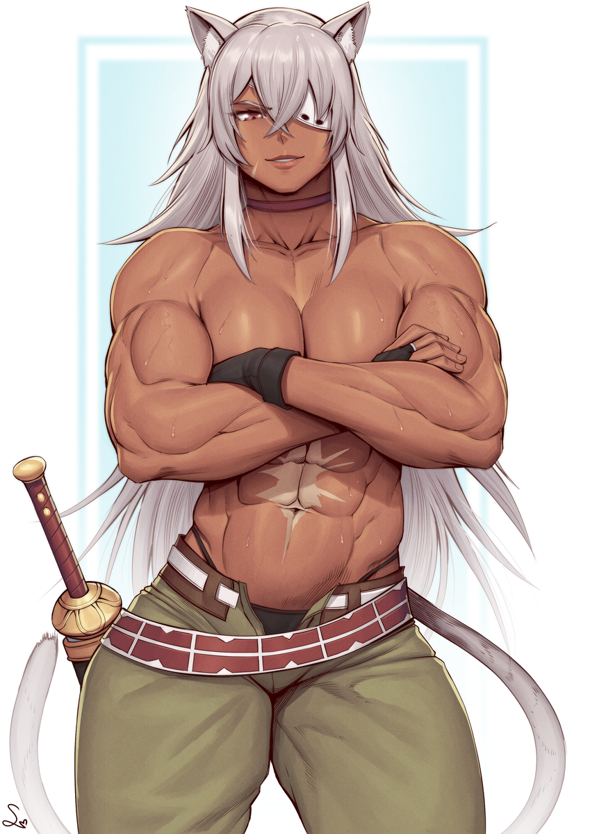 This is a pixiv picture whose title is Ghislaine- mushoku tensei.