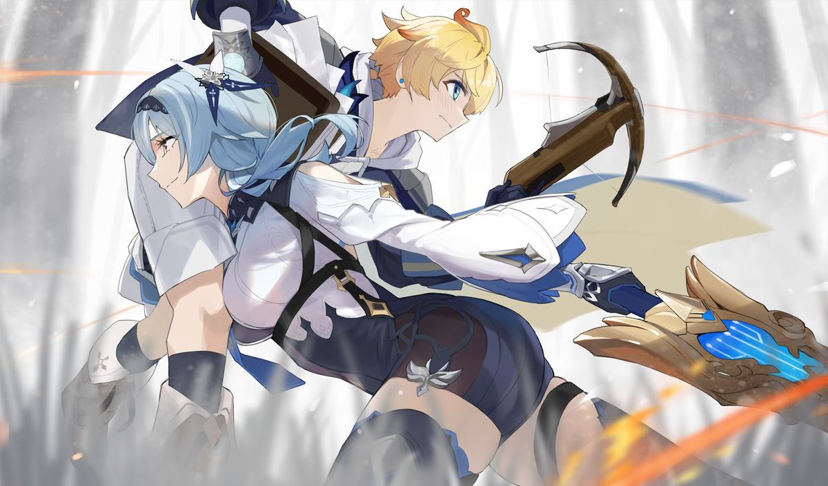 This is a pixiv picture whose title is 遊撃小隊ミッション中.