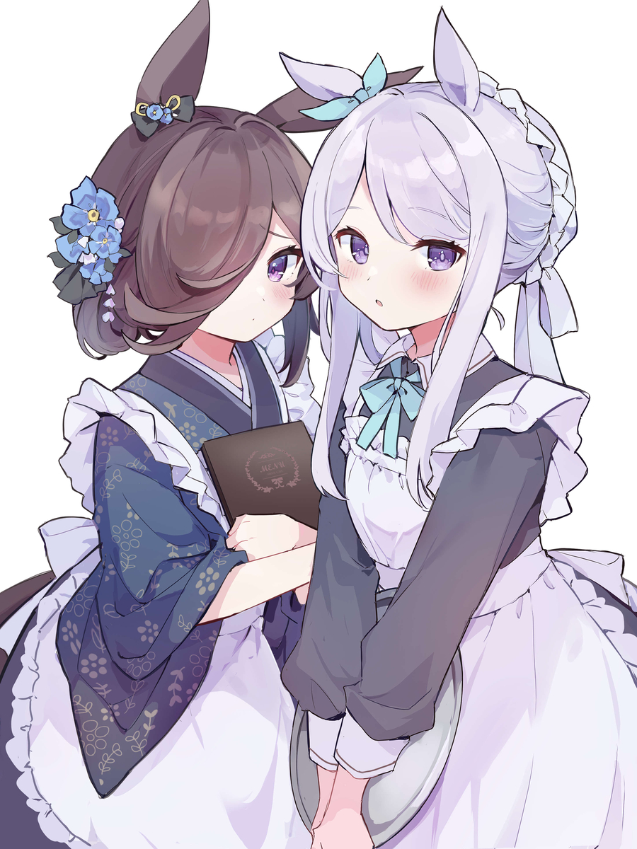This is a pixiv picture whose title is 「ご注文はお決まりでしょうか？」.
