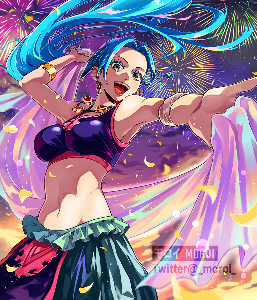 This is a pixiv picture whose title is ネフェルタリ・ビビ（ONE PIECE）#2.