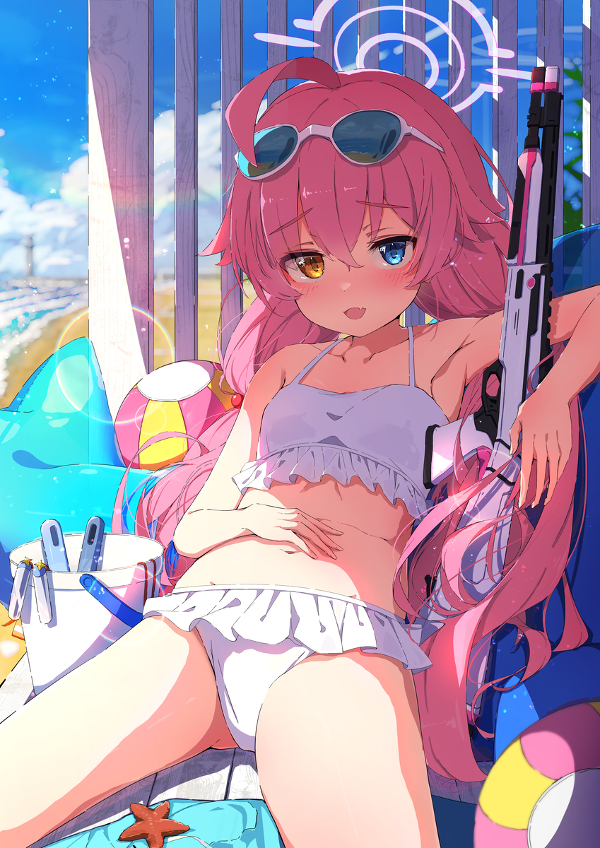This is a pixiv picture whose title is ホシノ.