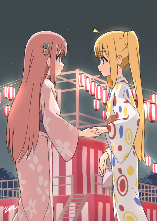 This is a pixiv picture whose title is 夏祭りぼ虹.