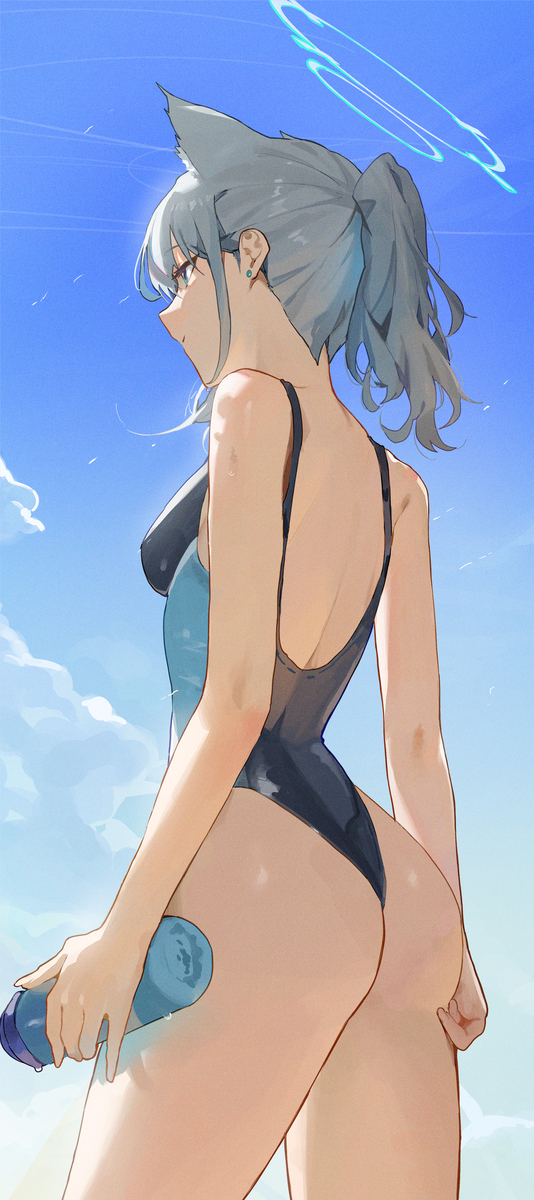 This is a pixiv picture whose title is 砂狼シロコ.