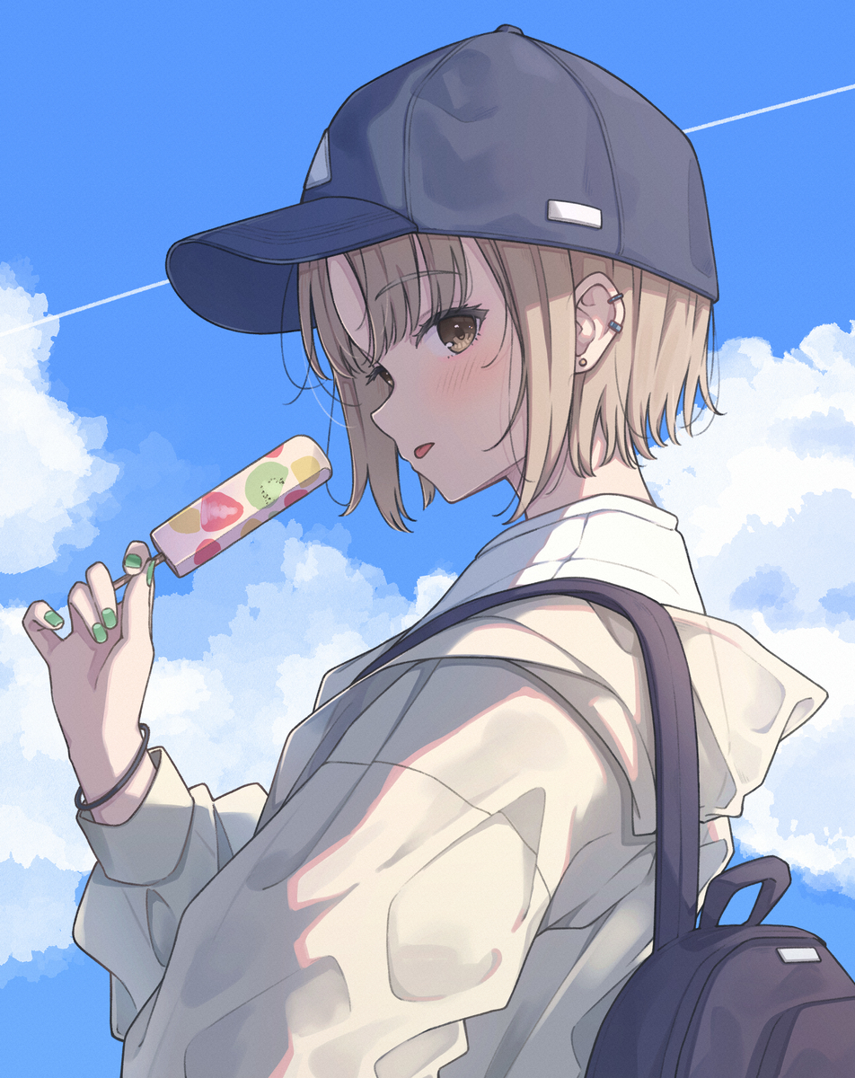 This is a pixiv picture whose title is 🍨.