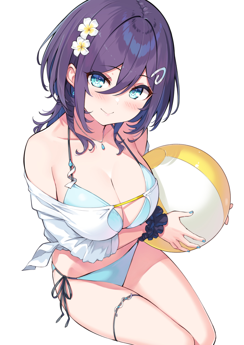 This is a pixiv picture whose title is 水着うずちゃん.