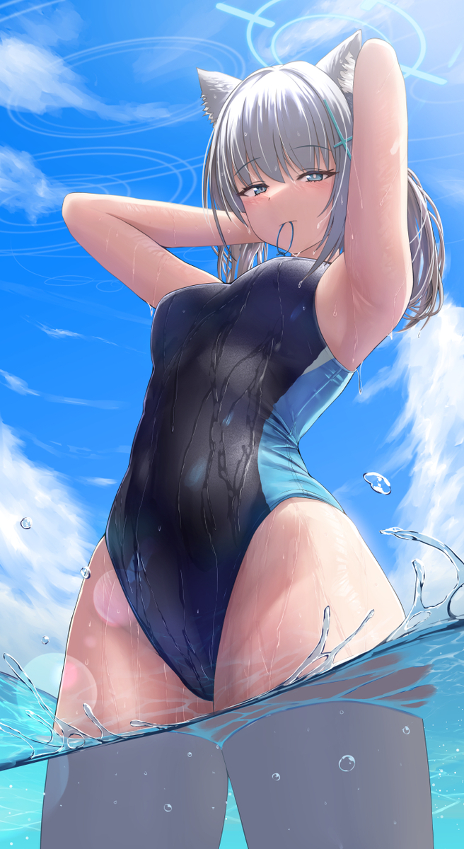 This is a pixiv picture whose title is シロコ.