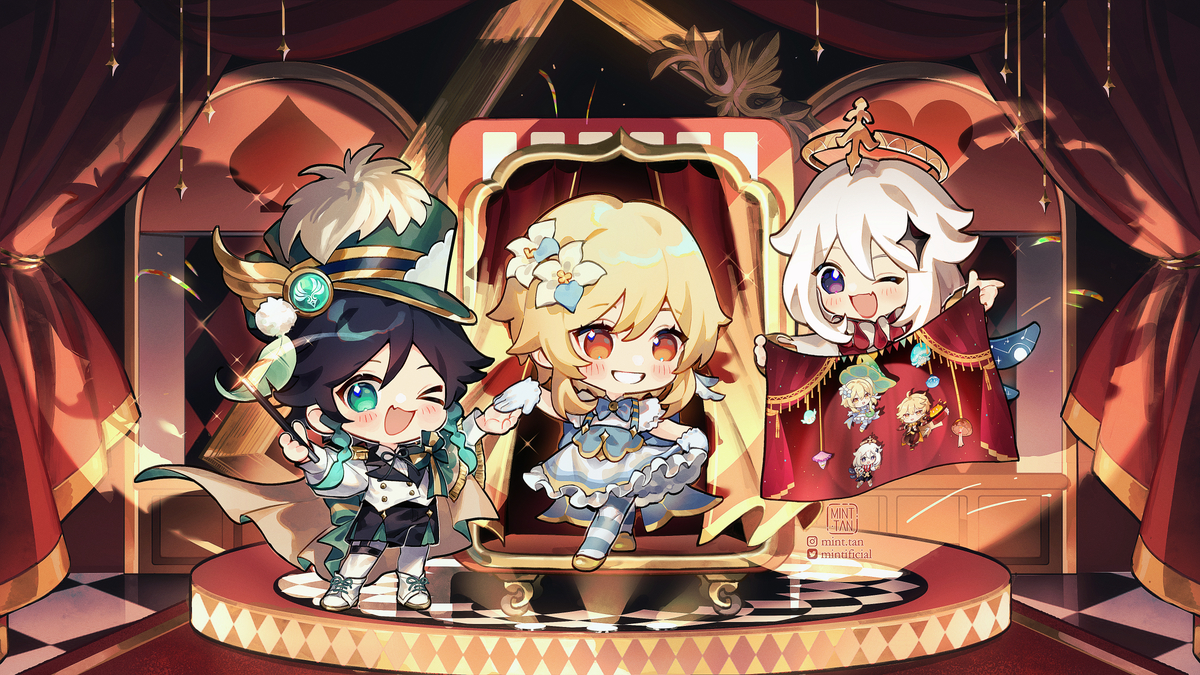 This is a pixiv picture whose title is Let the show begin 💫.