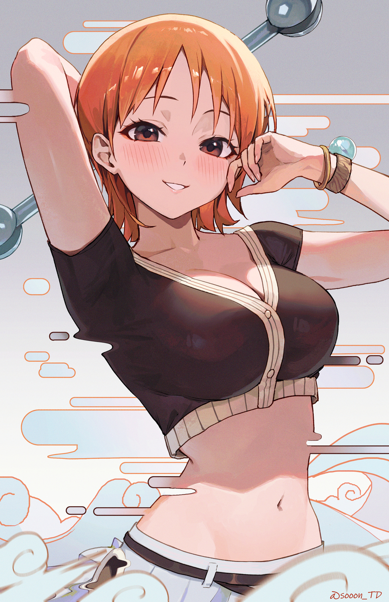 This is a pixiv picture whose title is Nami.