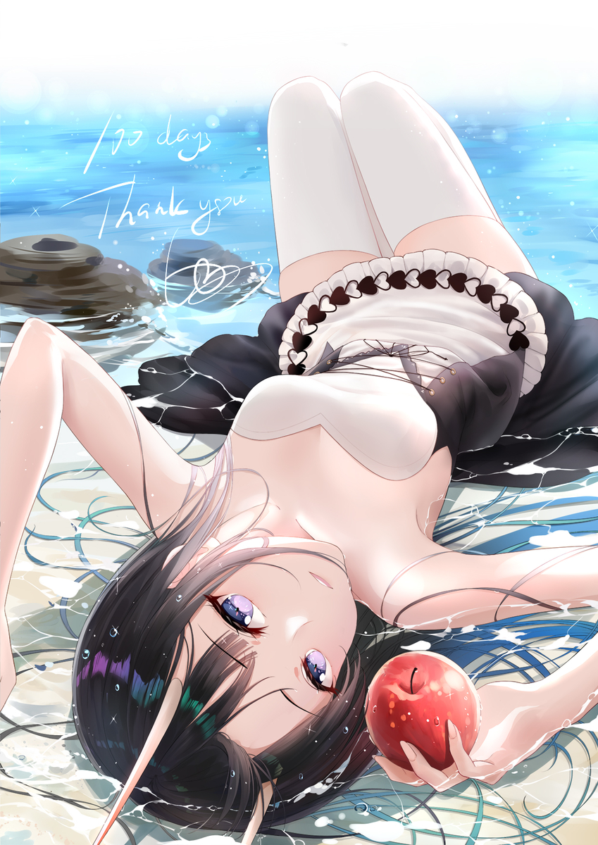 This is a pixiv picture whose title is リンゴ.