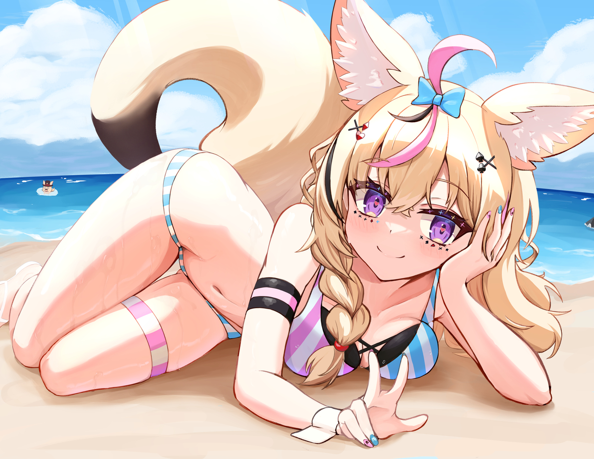 This is a pixiv picture whose title is Beach Polka.