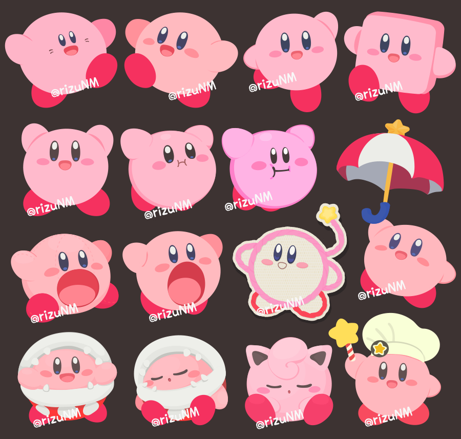 This is a pixiv picture whose title is カービィ.