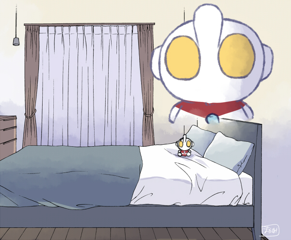 This is a pixiv picture whose title is 置いて行かれることに気付いたふわふわ.