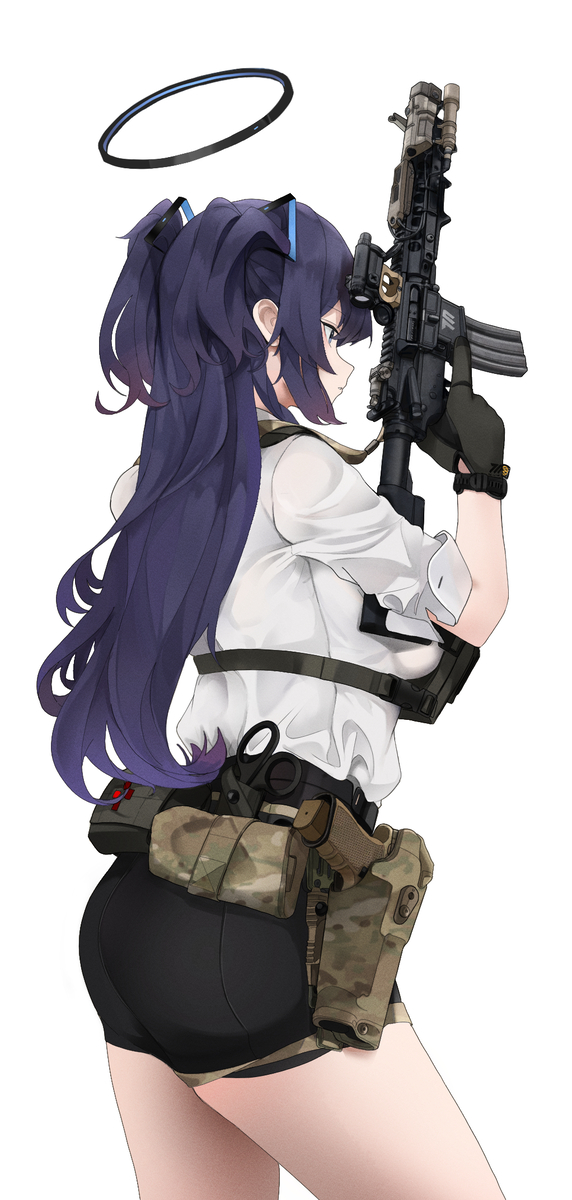 This is a pixiv picture whose title is ユウカ🔫.