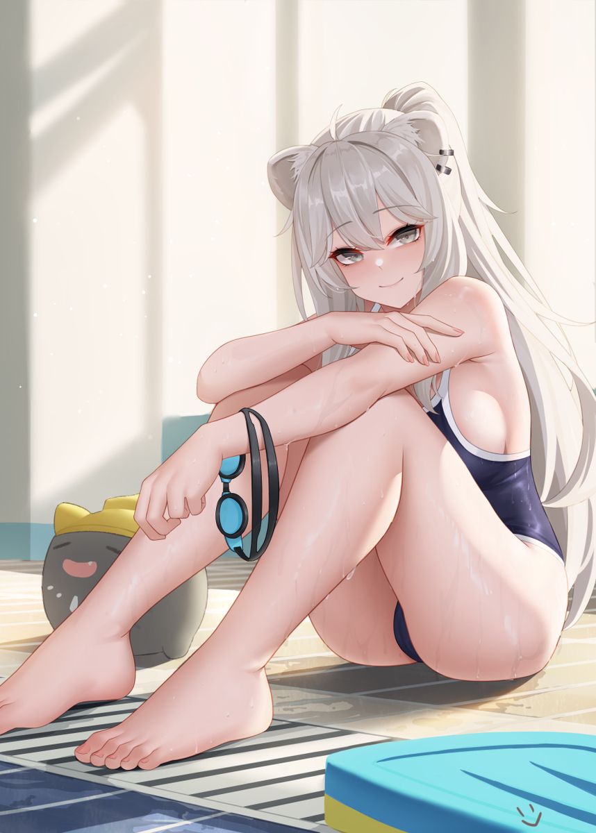 This is a pixiv picture whose title is 獅白ぼたん.