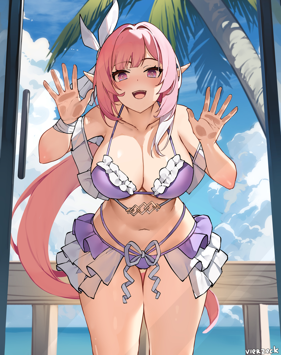 This is a pixiv picture whose title is Elysia.