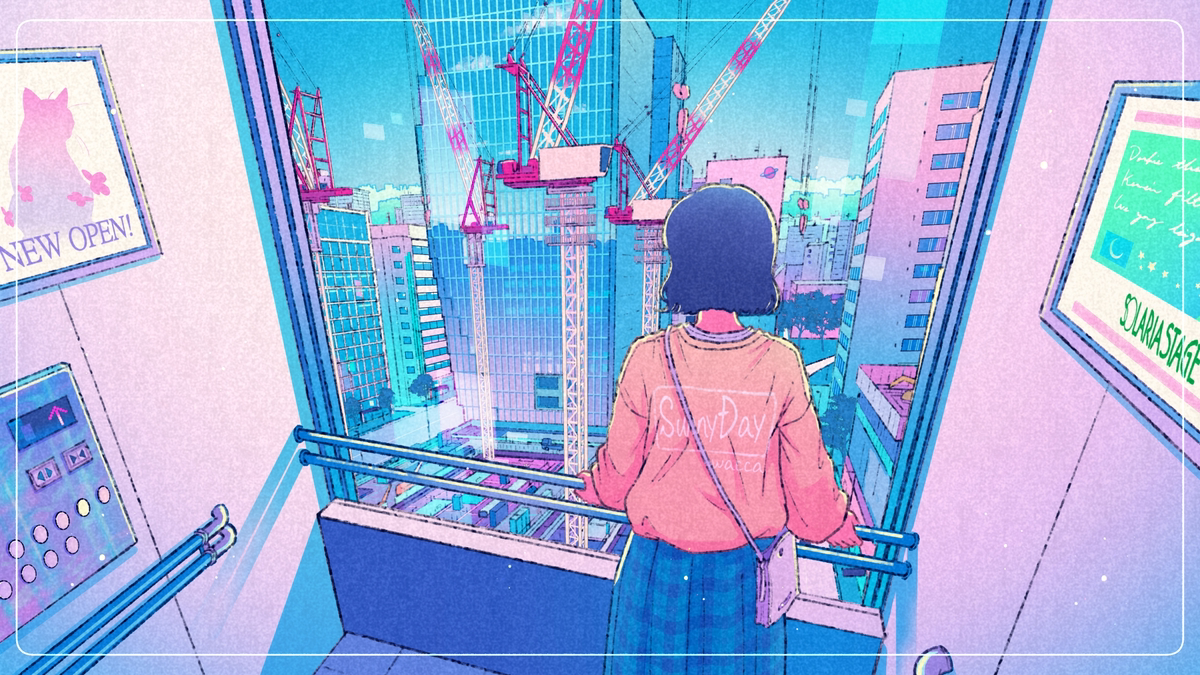 This is a pixiv picture whose title is エレベーター.