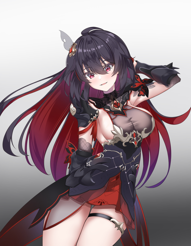 This is a pixiv picture whose title is 魇夜星渊.