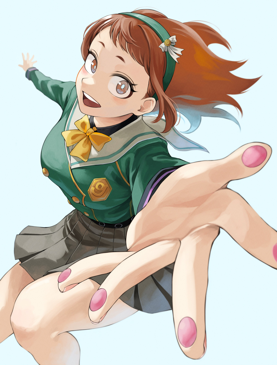 This is a pixiv picture whose title is お茶子！.