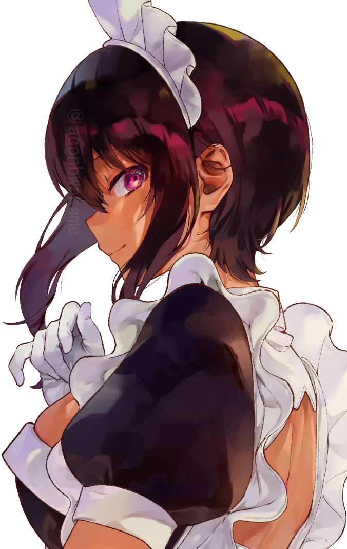 This is a pixiv picture whose title is 最近雇ったメイドが怪しい.