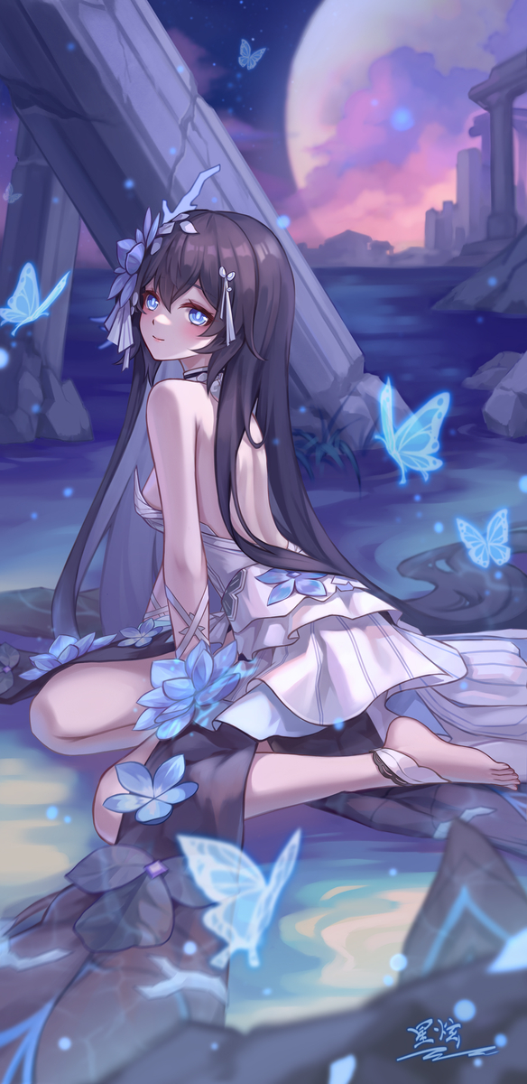 This is a pixiv picture whose title is 死生.