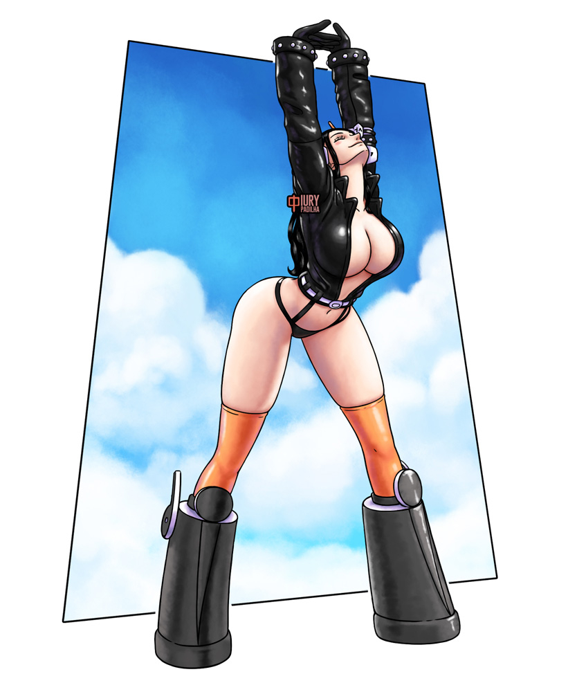 This is a pixiv picture whose title is Egghead Robin: Cammy Stretch.