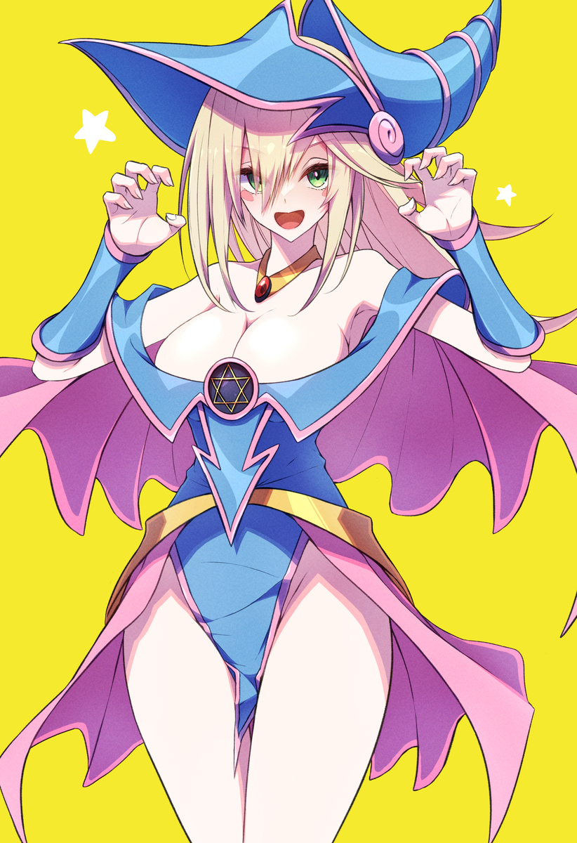 This is a pixiv picture whose title is ブラック・マジシャン・ガール.
