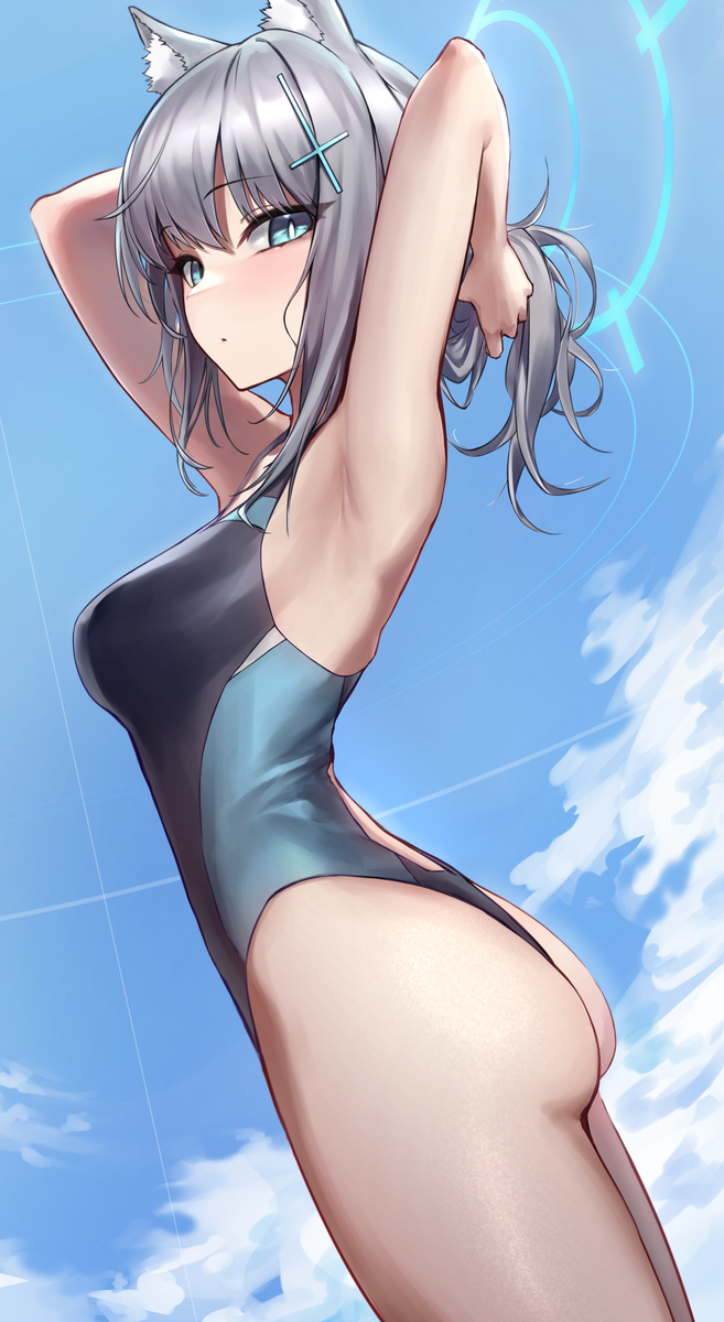 This is a pixiv picture whose title is シロコ.