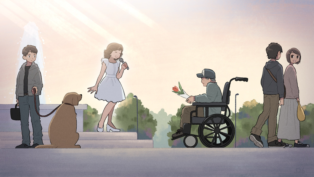 This is a pixiv picture whose title is 昔と変わらず綺麗で、綺麗で.