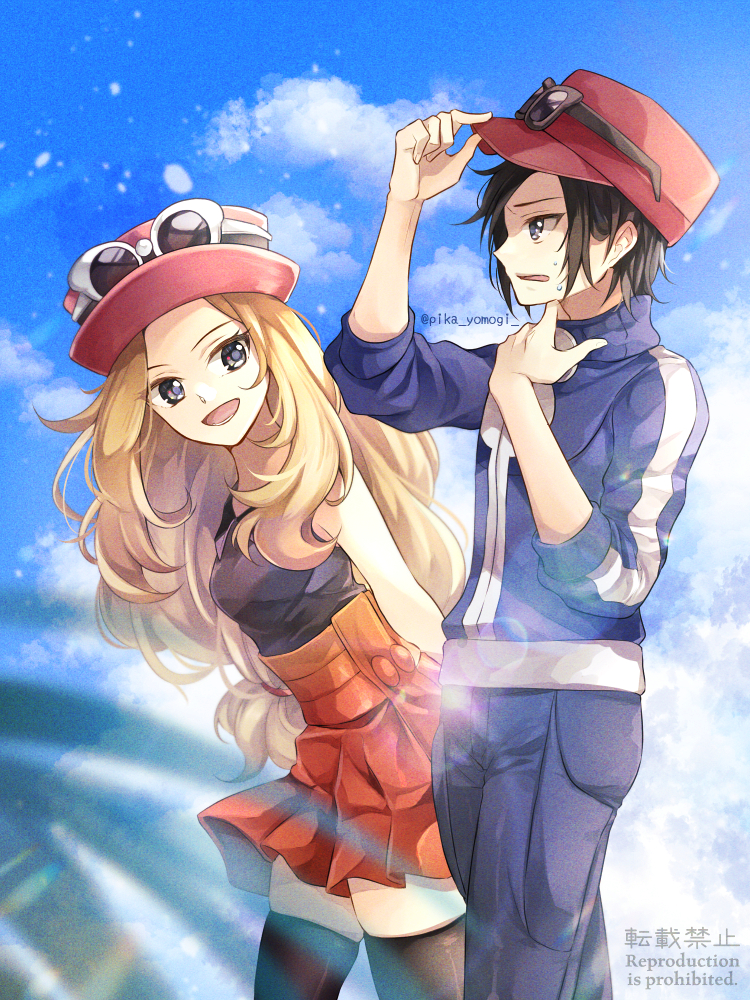 This is a pixiv picture whose title is 夏の散歩道.
